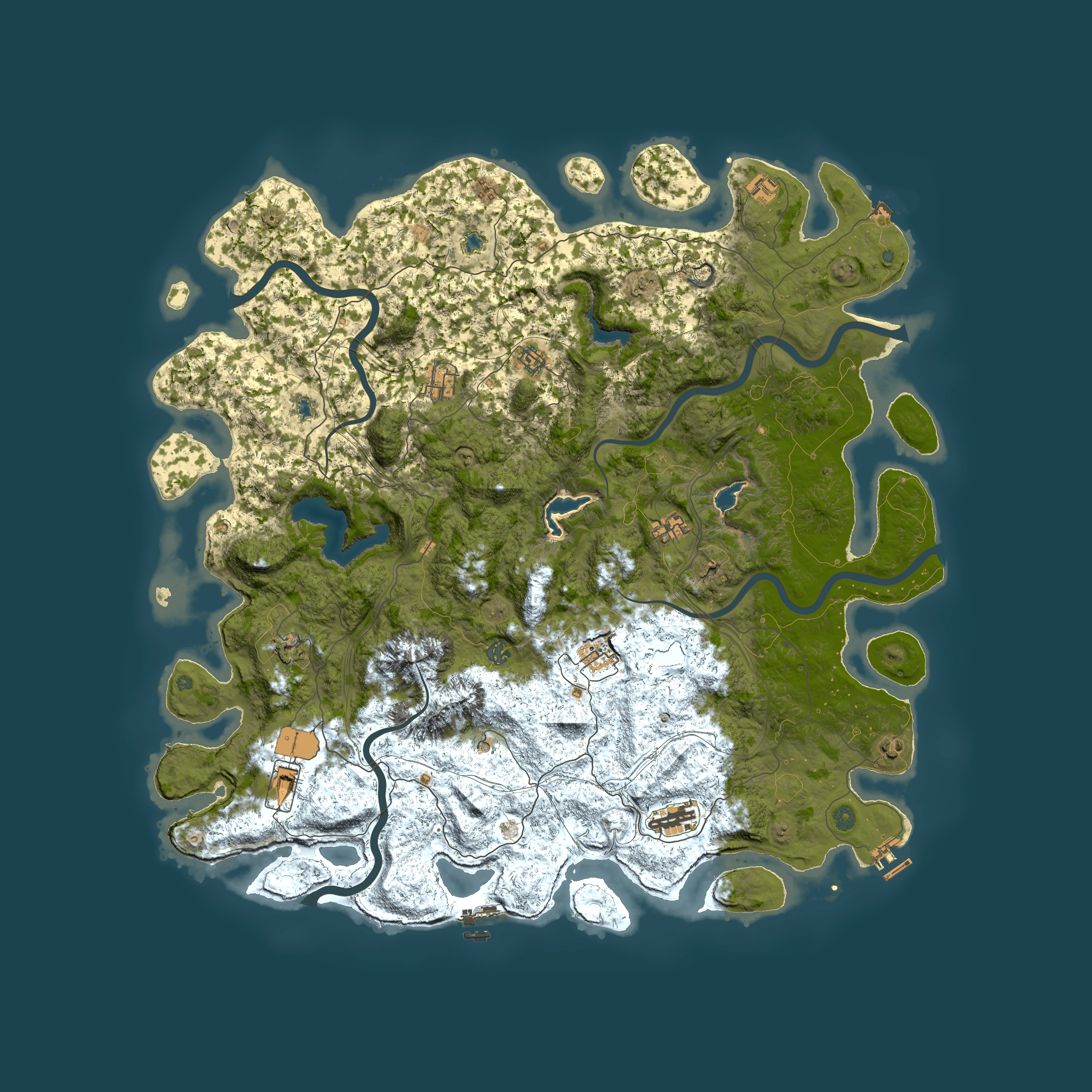 Full top-down render of Rust map seed 882357299, 5500x5500m