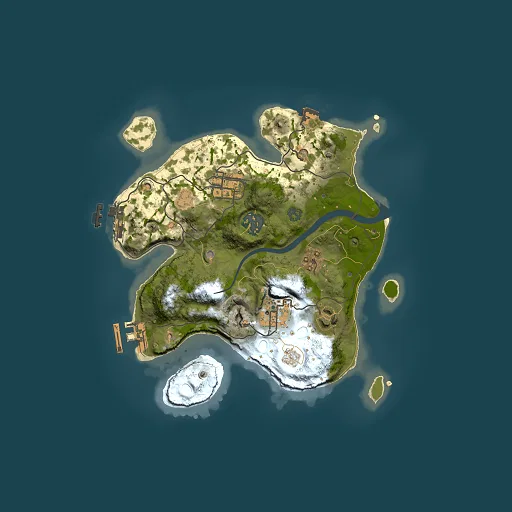 Rust map seed 326600840, 2500x2500m top-down preview