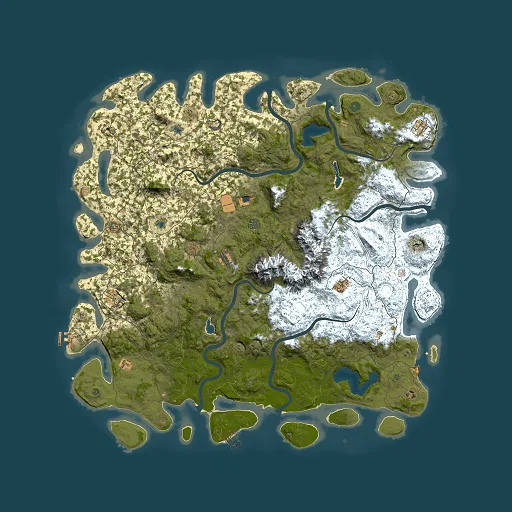 Rust map seed 1832908751, 6000x6000m top-down preview