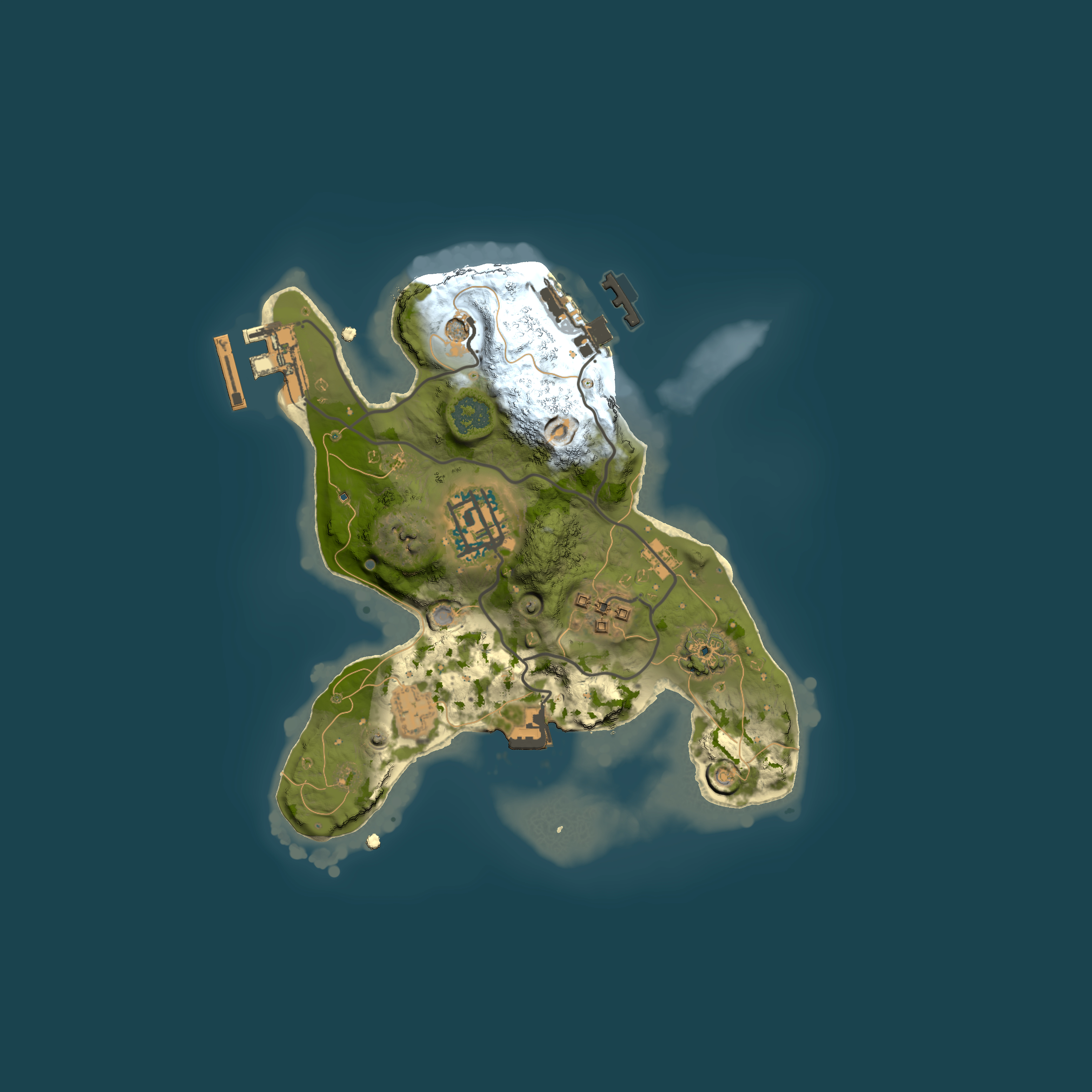 Full top-down render of Rust map seed 1904236508, 2000x2000m