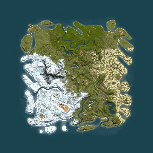 Rust map seed 570952053, 5500x5500m top-down preview