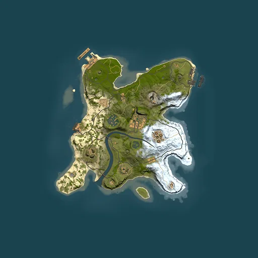 Rust map seed 1694089986, 2500x2500m top-down preview