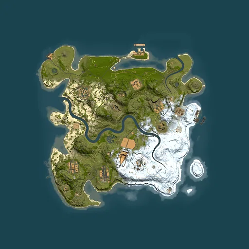 Rust map seed 1929601547, 3500x3500m top-down preview