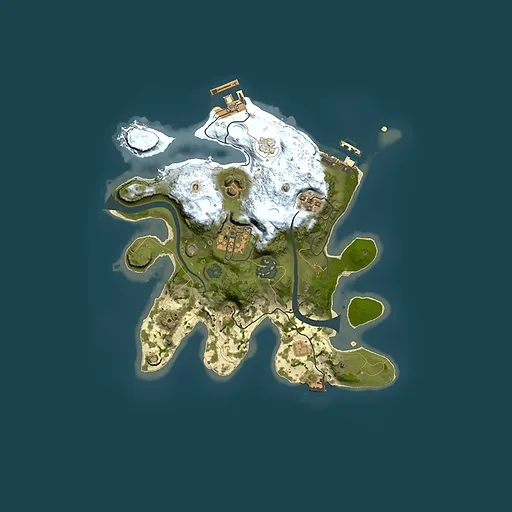 Rust map seed 725763377, 2500x2500m top-down preview