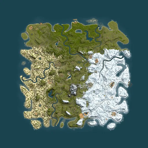 Rust map seed 1191106038, 6000x6000m top-down preview