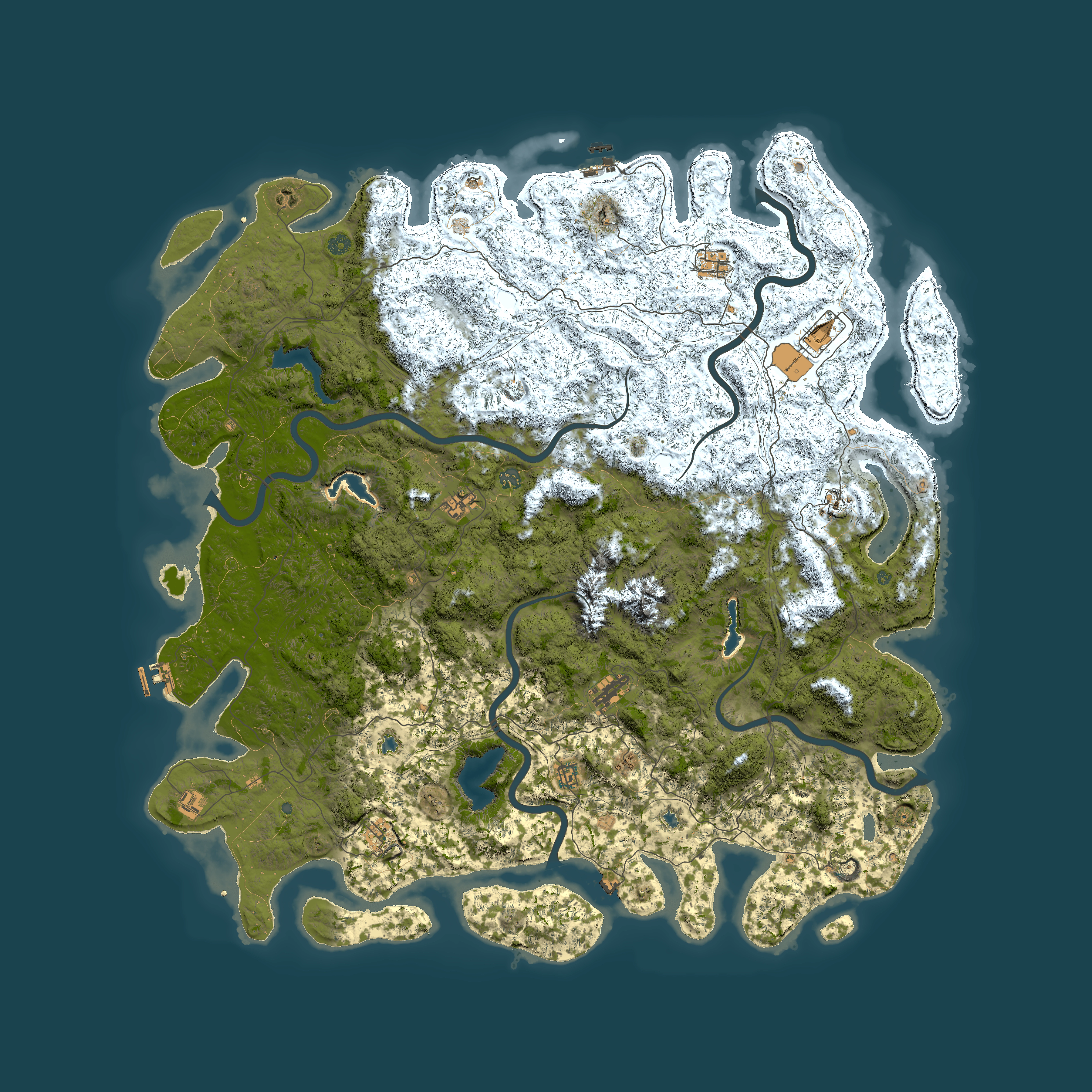 Full top-down render of Rust map seed 828689641, 6000x6000m