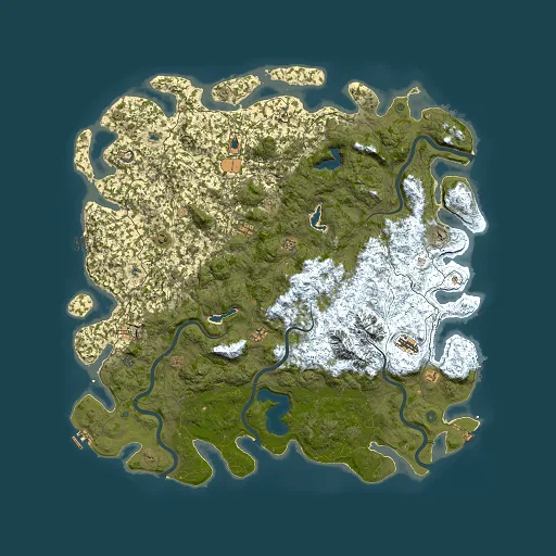 Rust map seed 1456747424, 6000x6000m top-down preview