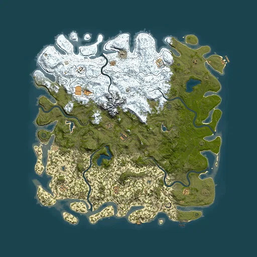 Rust map seed 1744077204, 6000x6000m top-down preview