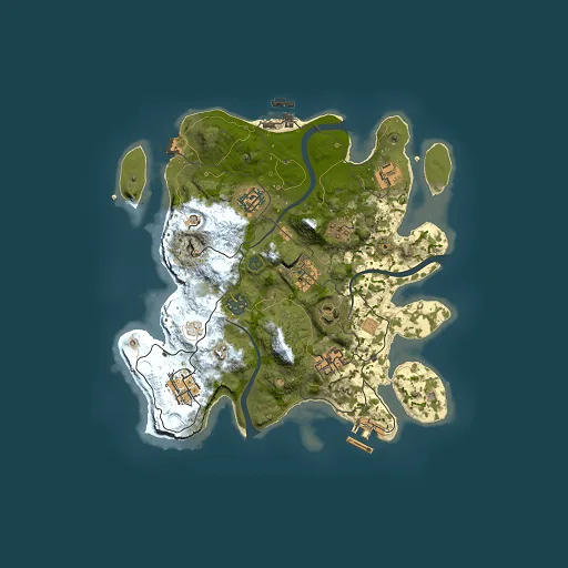 Rust map seed 1573289989, 3000x3000m top-down preview