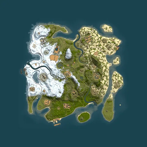Rust map seed 1793827303, 3500x3500m top-down preview
