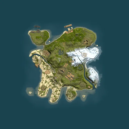 Rust map seed 1988515326, 2500x2500m top-down preview