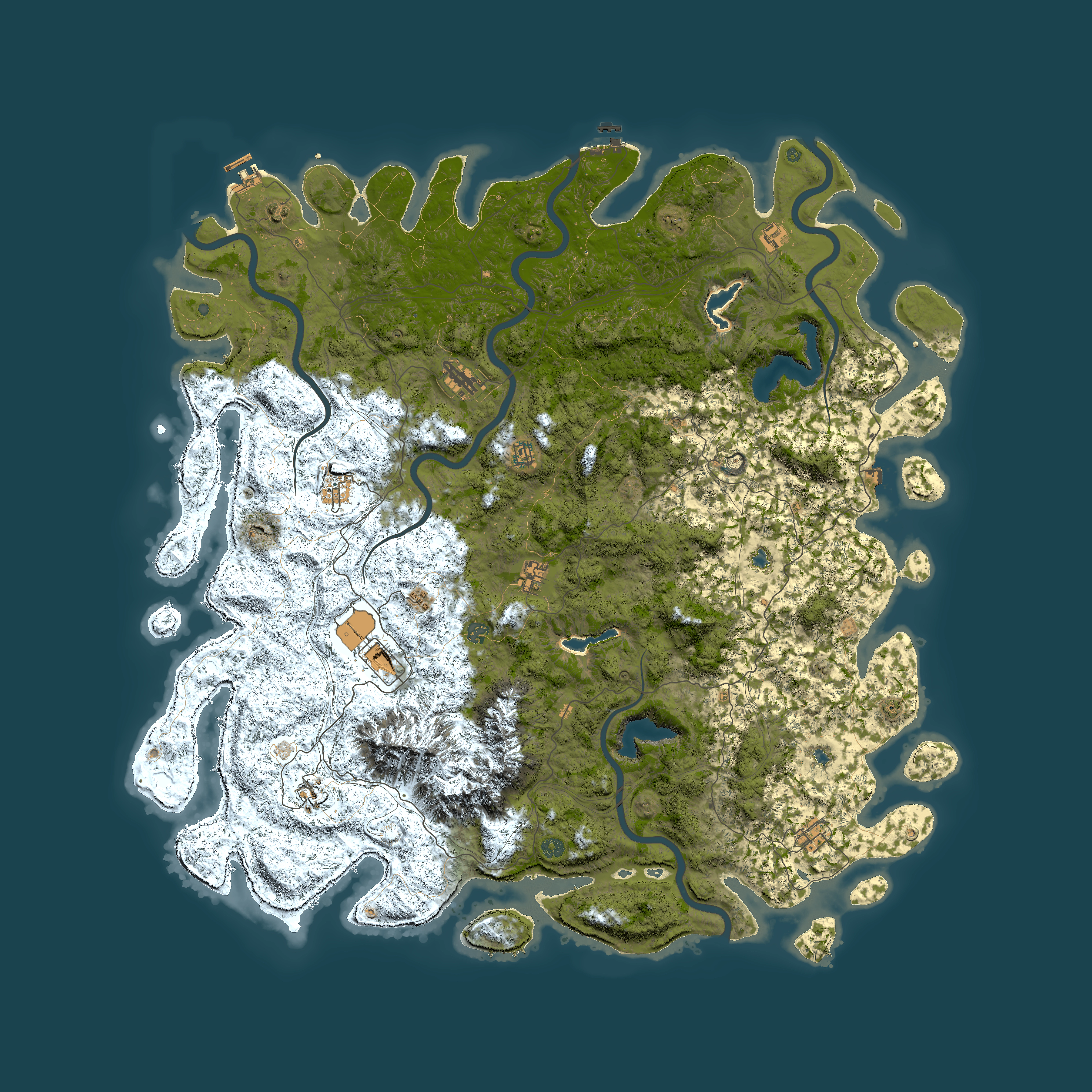 Full top-down render of Rust map seed 1140297808, 6000x6000m