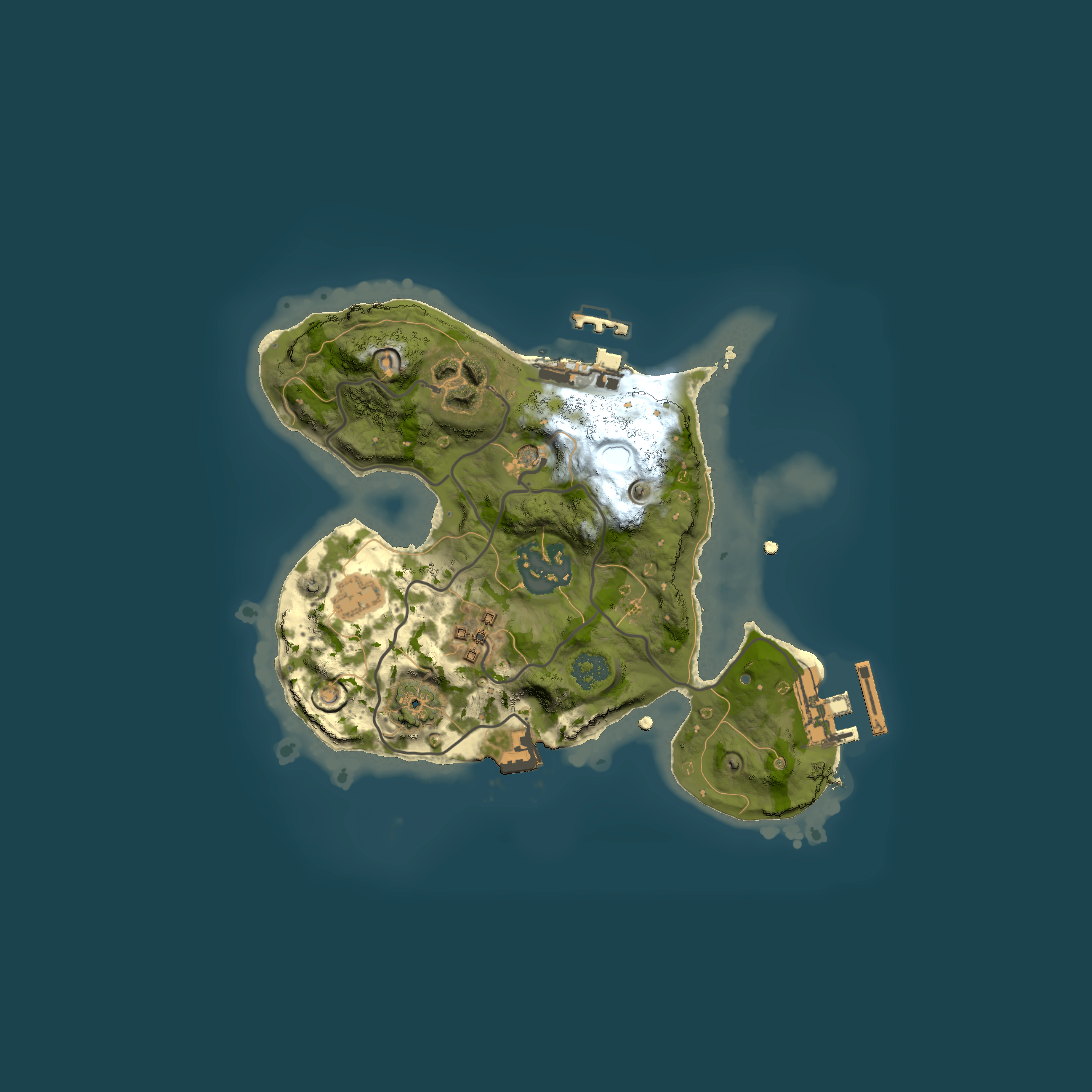 Full top-down render of Rust map seed 2011272312, 2000x2000m