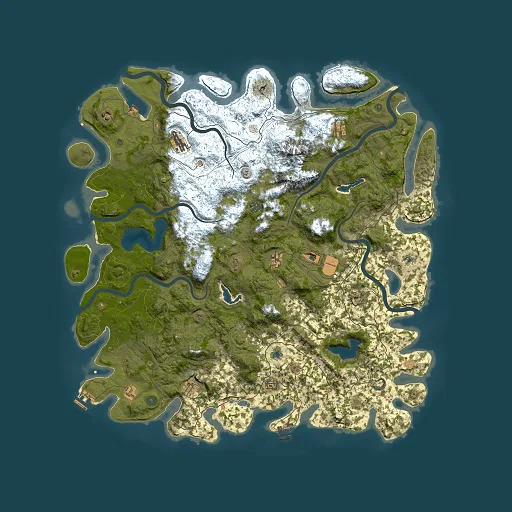 Rust map seed 1492527852, 5500x5500m top-down preview