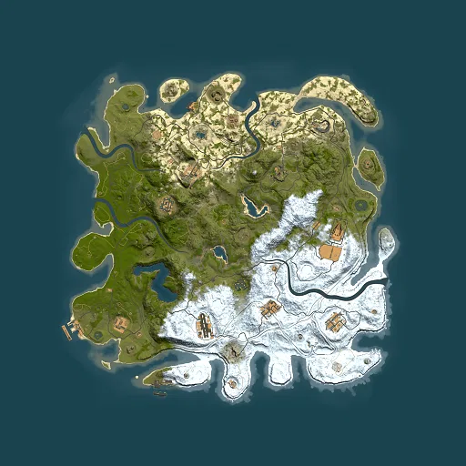Rust map seed 1975351962, 4500x4500m top-down preview