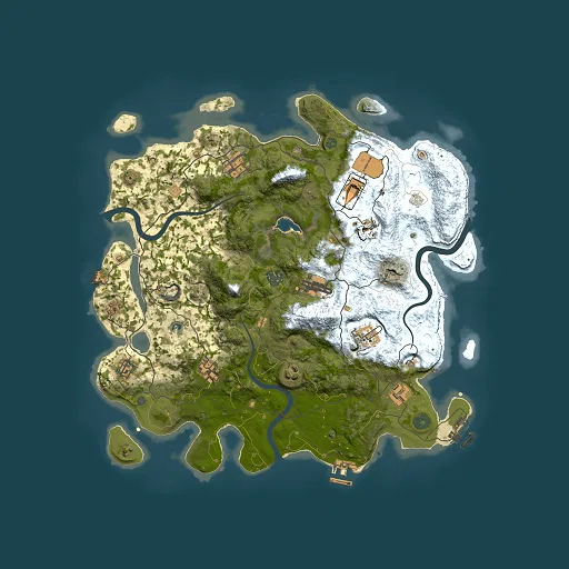 Rust map seed 2084282283, 4000x4000m top-down preview
