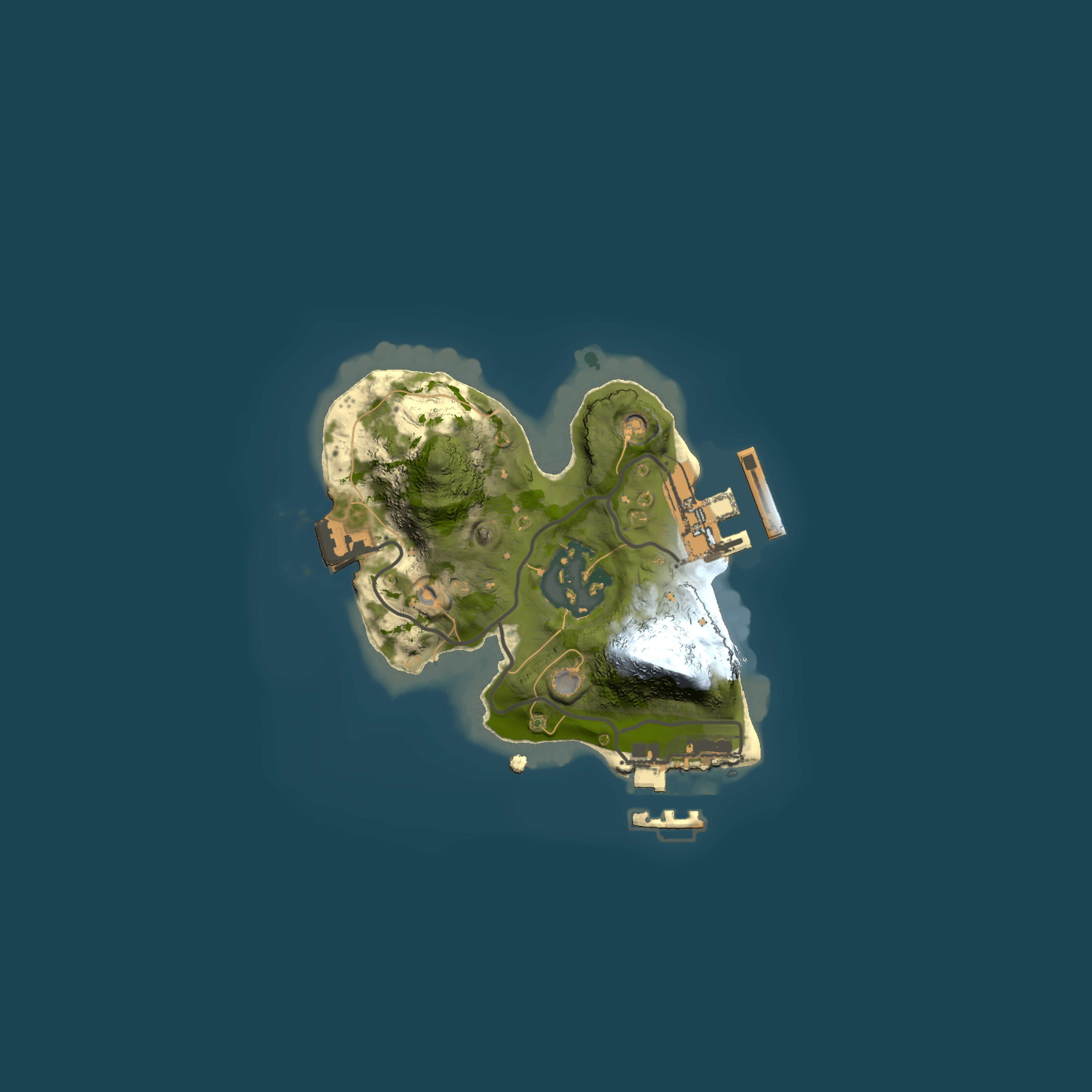 Full top-down render of Rust map seed 535331131, 1500x1500m