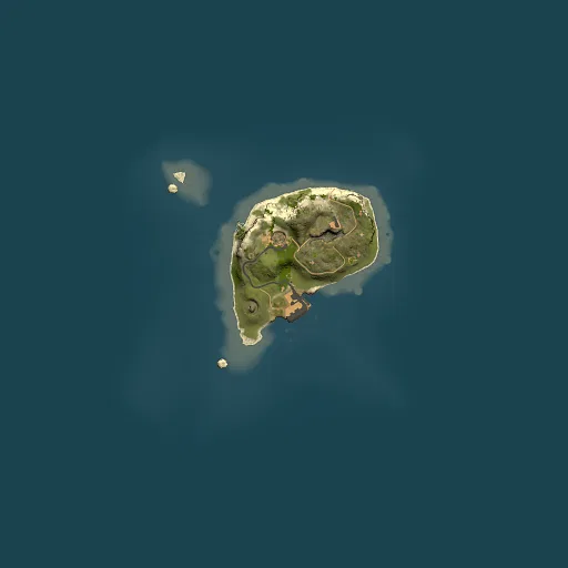 Rust map seed 1457648250, 1500x1500m top-down preview