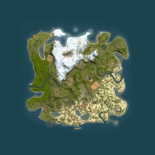 Rust map seed 896456987, 3500x3500m top-down preview