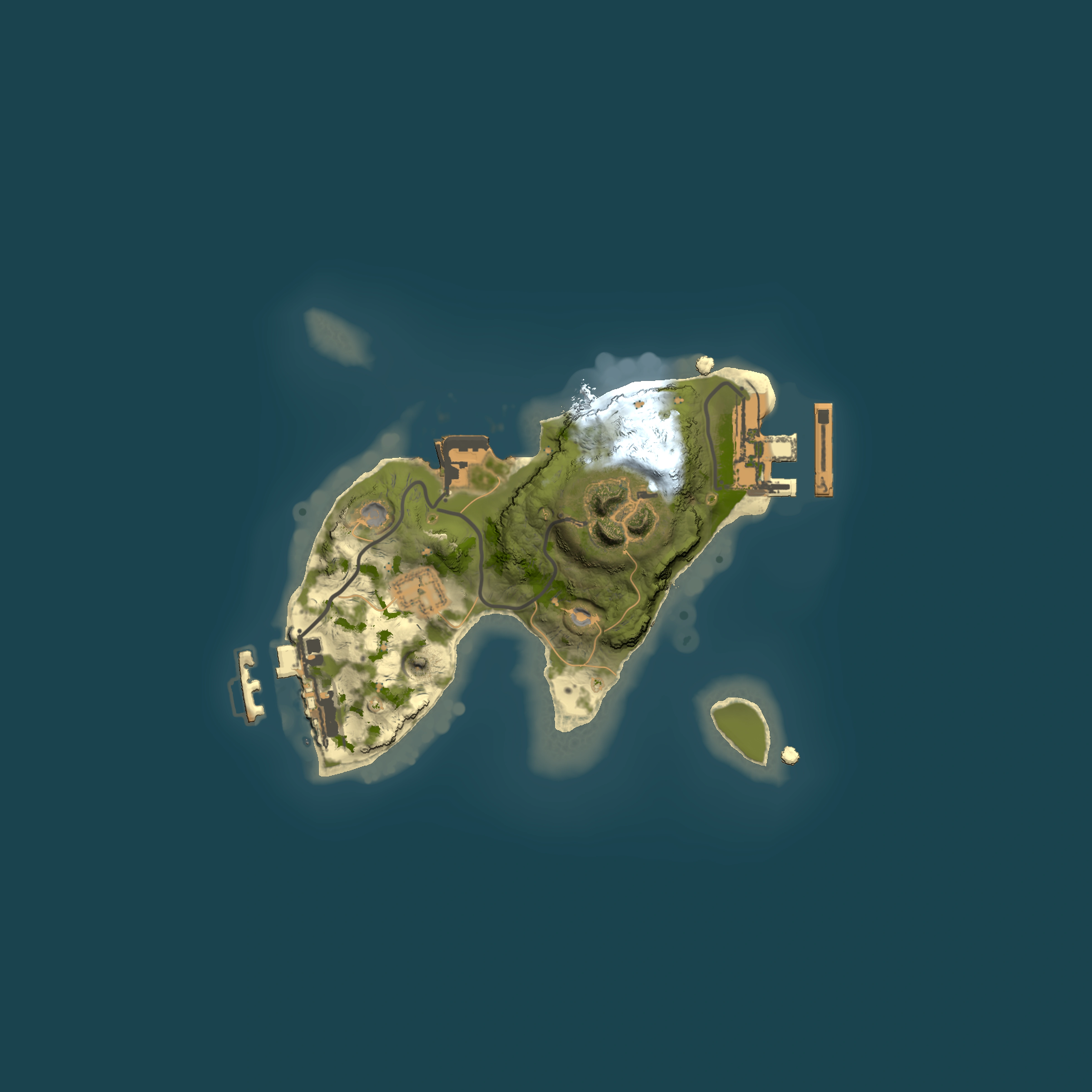 Full top-down render of Rust map seed 1417307551, 1500x1500m