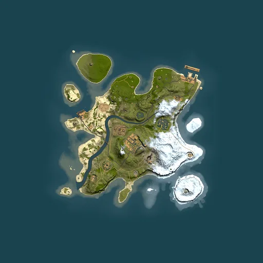 Rust map seed 1547038442, 2500x2500m top-down preview