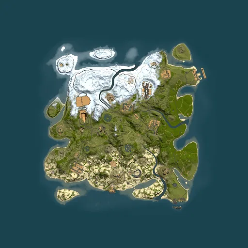 Rust map seed 1762141029, 3500x3500m top-down preview