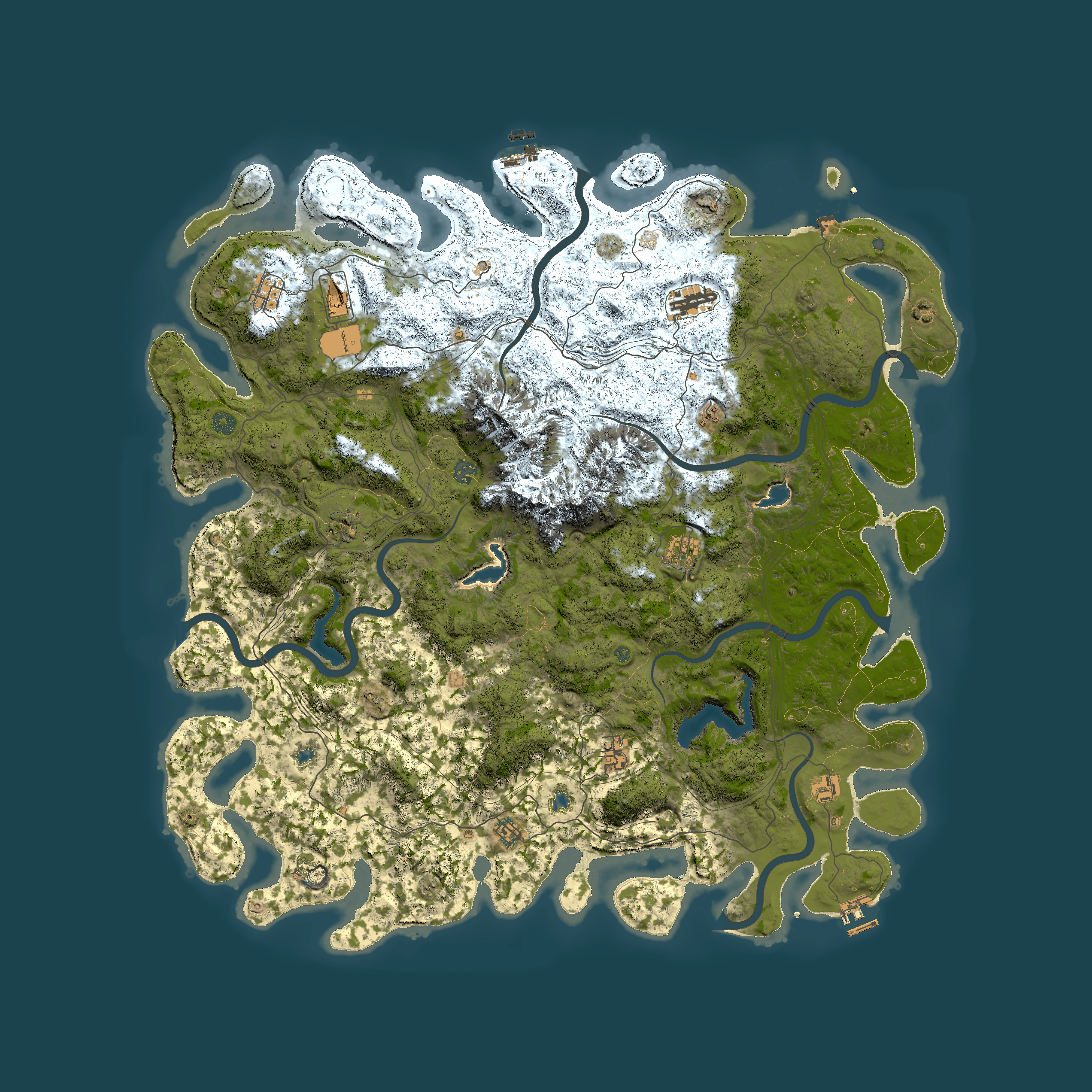 Full top-down render of Rust map seed 1792272309, 5500x5500m