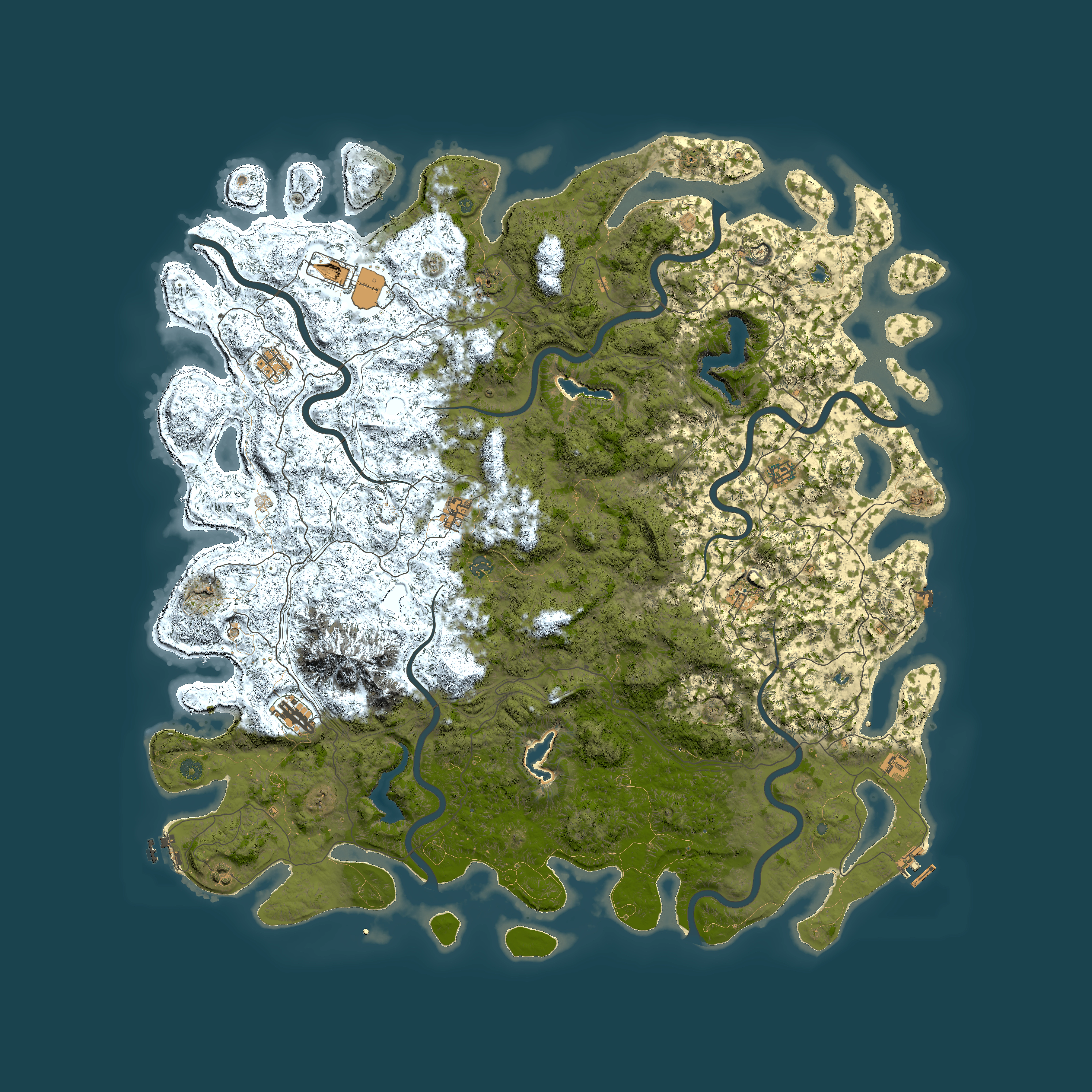 Full top-down render of Rust map seed 501021719, 6000x6000m