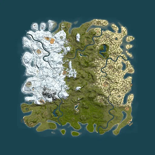 Rust map seed 501021719, 6000x6000m top-down preview