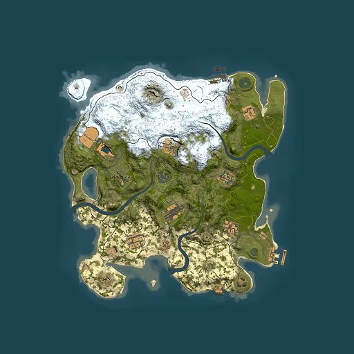 Rust map seed 1344894927, 3500x3500m top-down preview
