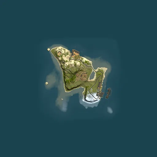Rust map seed 2070413592, 1500x1500m top-down preview