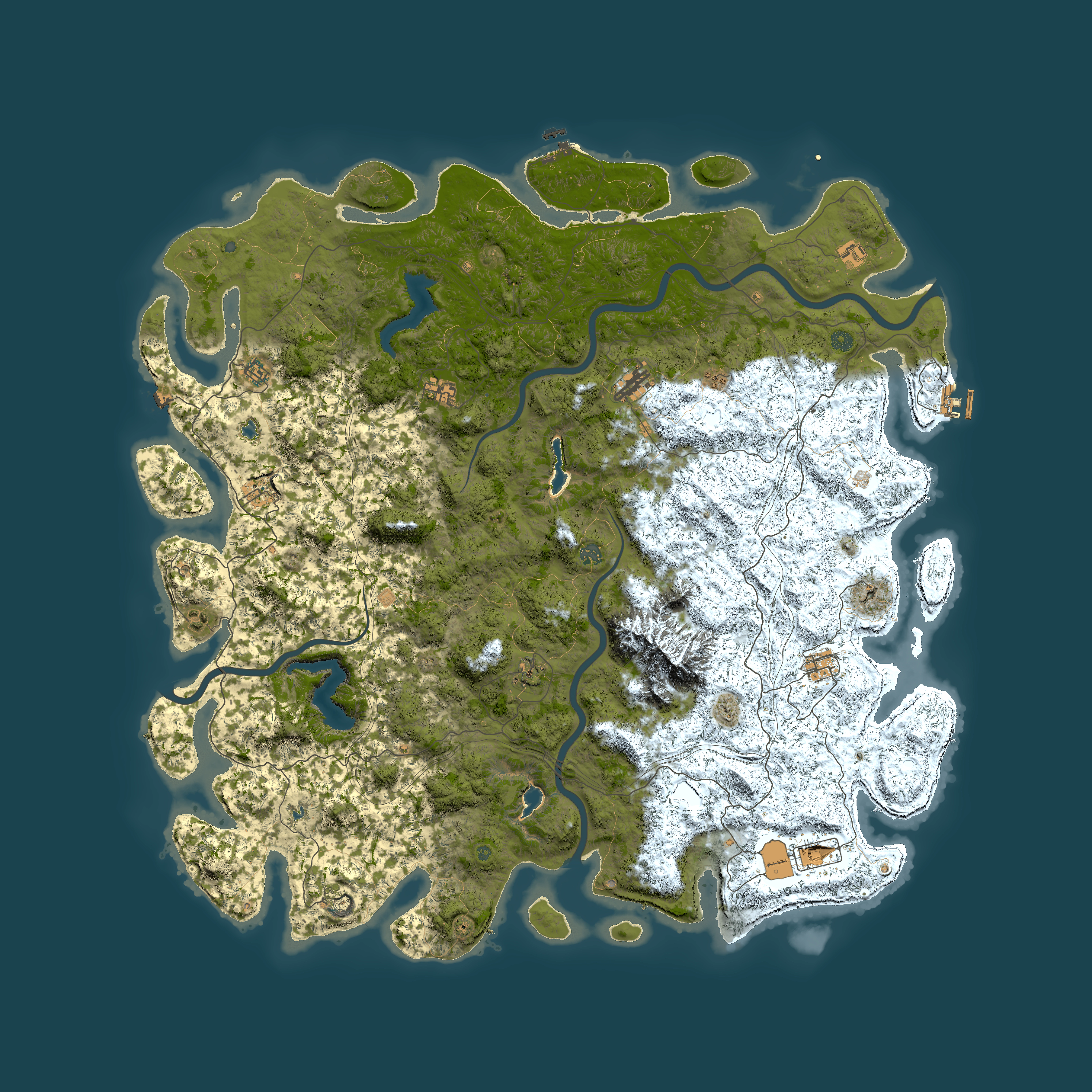 Full top-down render of Rust map seed 2068051312, 6000x6000m