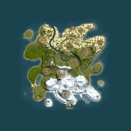 Rust map seed 252151771, 3000x3000m top-down preview