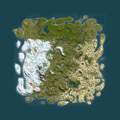 Rust map seed 1184204343, 6000x6000m top-down preview