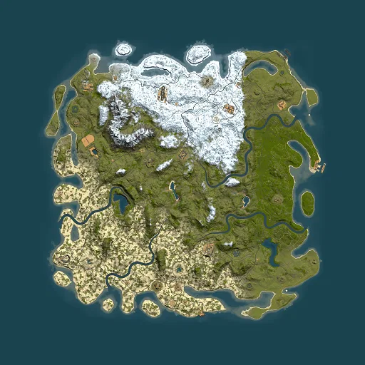 Rust map seed 1547946080, 6000x6000m top-down preview