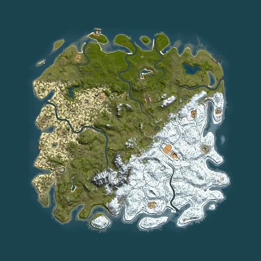 Rust map seed 533939056, 6000x6000m top-down preview