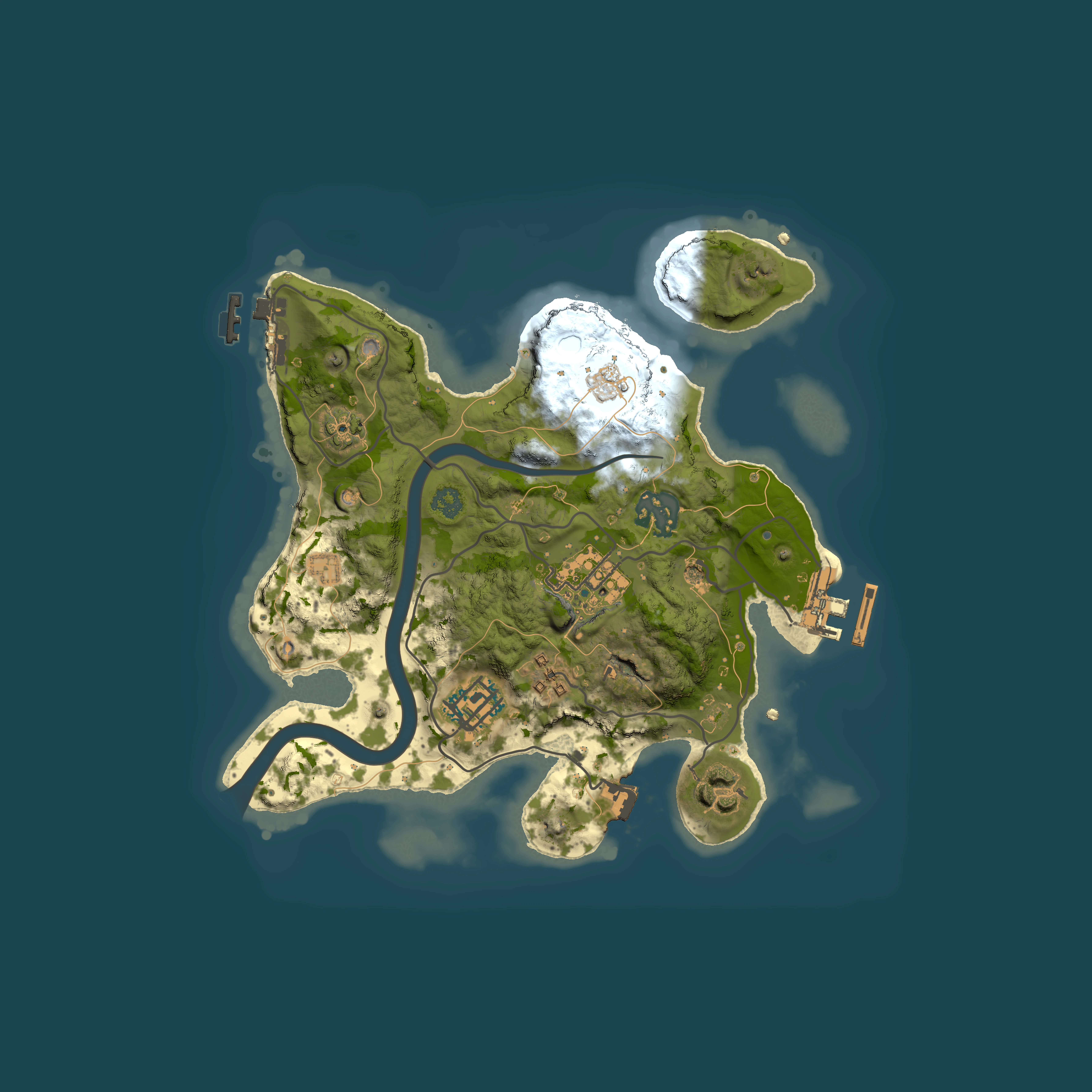 Full top-down render of Rust map seed 1835408605, 2500x2500m