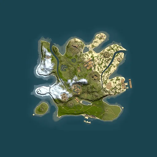 Rust map seed 180243885, 2500x2500m top-down preview