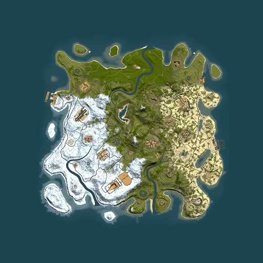 Rust map seed 966068637, 4000x4000m top-down preview