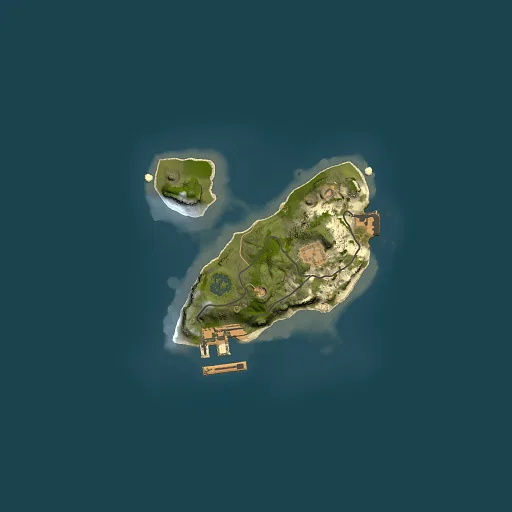Rust map seed 299080079, 1500x1500m top-down preview