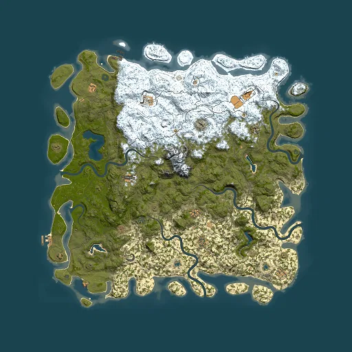 Rust map seed 2125190011, 6000x6000m top-down preview