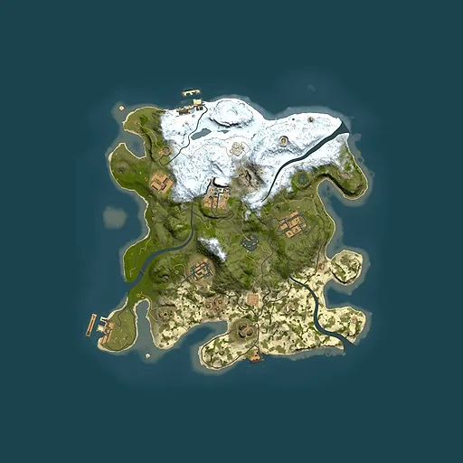 Rust map seed 506654502, 3000x3000m top-down preview