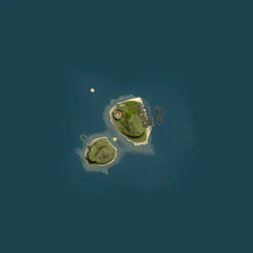 Rust map seed 500631821, 1500x1500m top-down preview