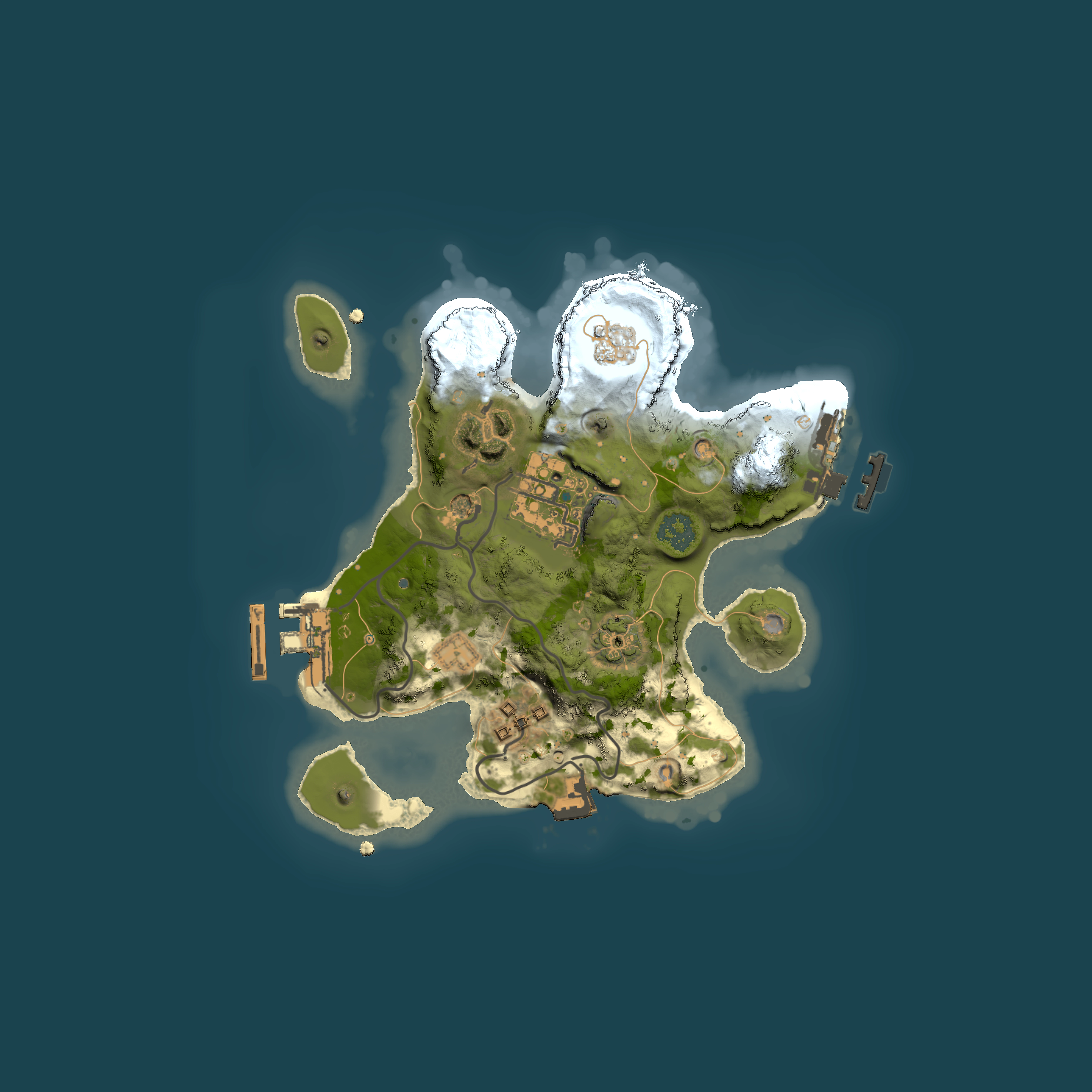 Full top-down render of Rust map seed 735345170, 2000x2000m