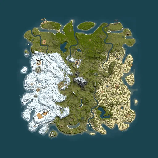 Rust map seed 1248849078, 5500x5500m top-down preview