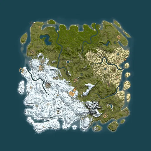 Rust map seed 1668784600, 6000x6000m top-down preview