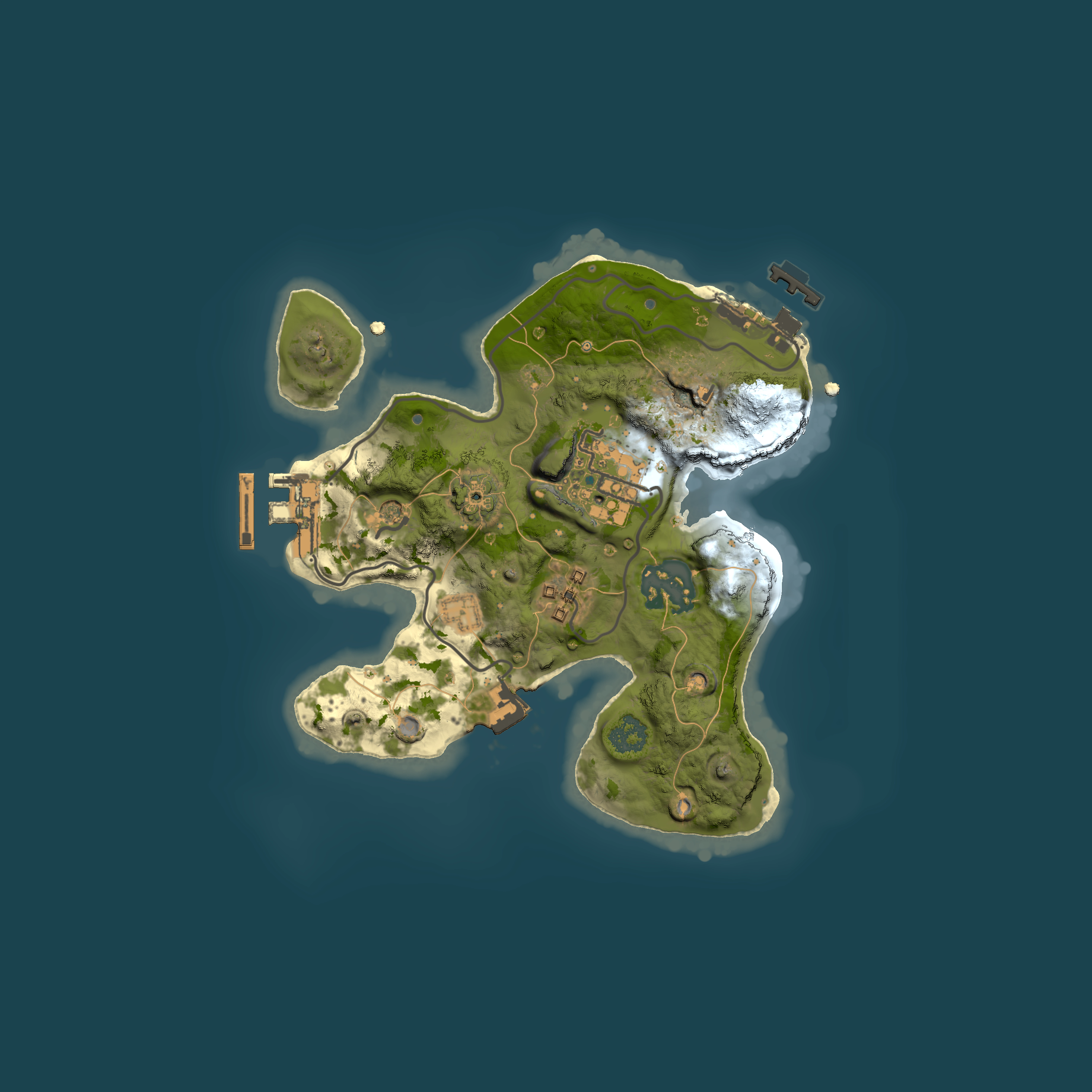 Full top-down render of Rust map seed 596480588, 2000x2000m
