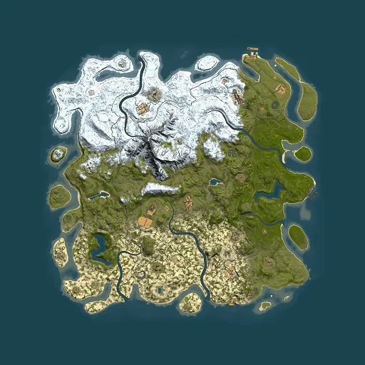 Rust map seed 1879028838, 5500x5500m top-down preview