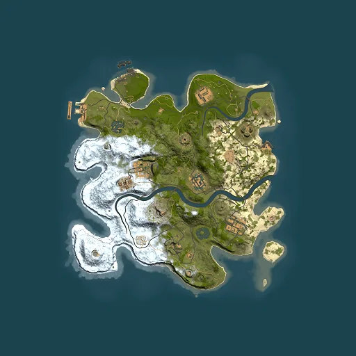 Rust map seed 1685475924, 3000x3000m top-down preview