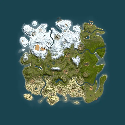 Rust map seed 567924126, 4500x4500m top-down preview